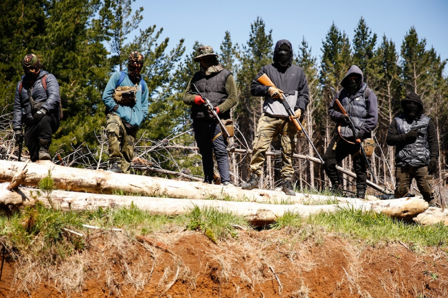 Miembros del grupo terrorista Coordinadora Arauco-Malleco