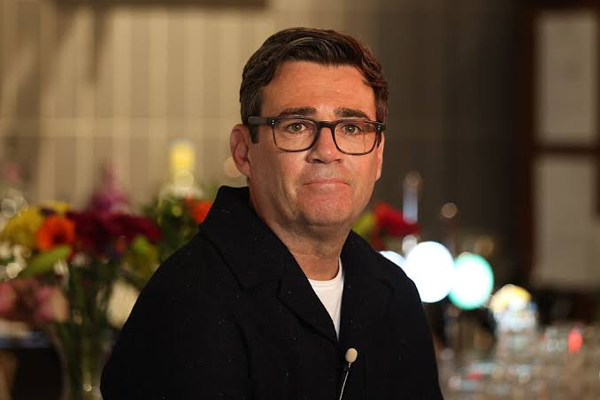 The mayor of Manchester, Andy Burnham.