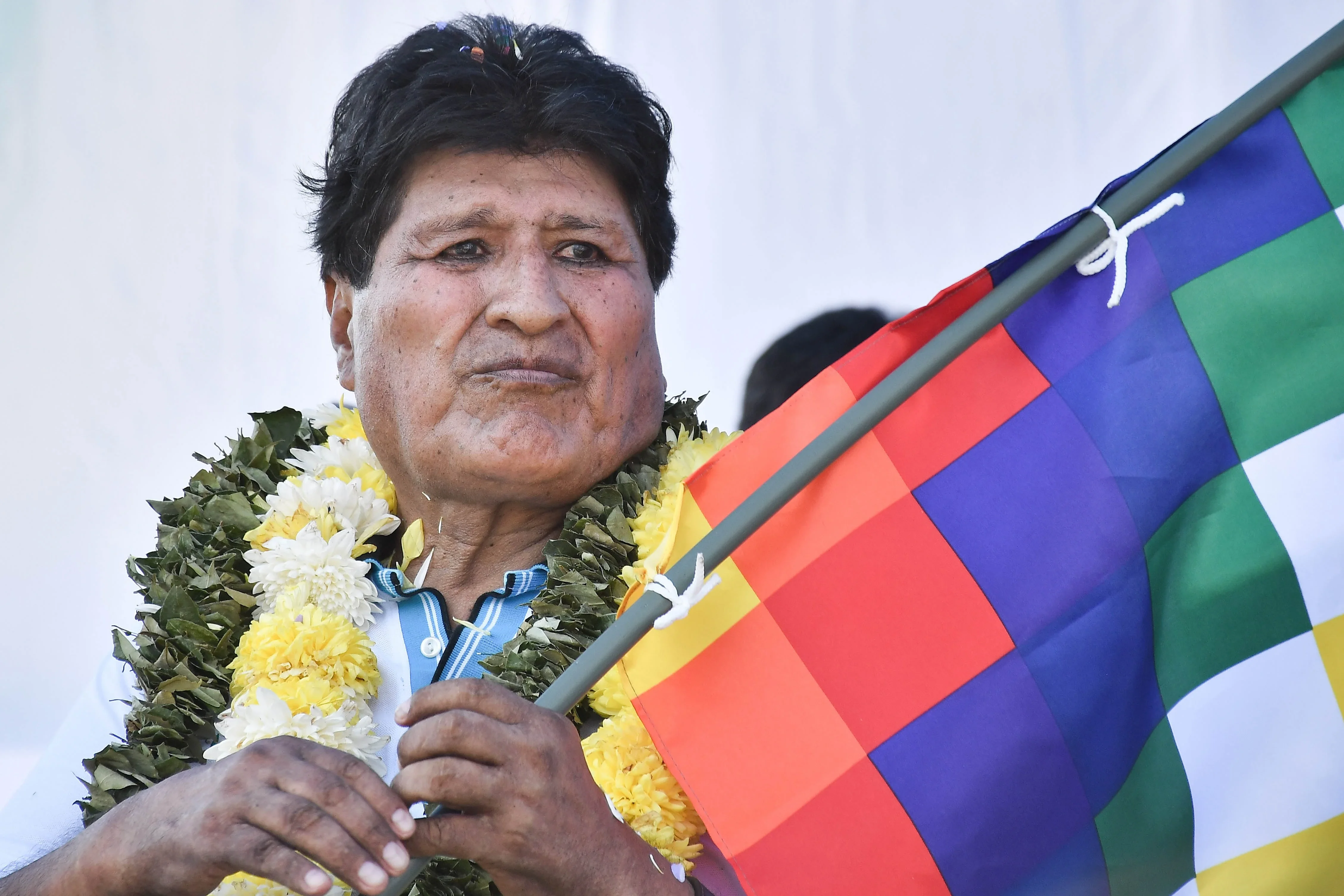 The former dictator Evo Morales