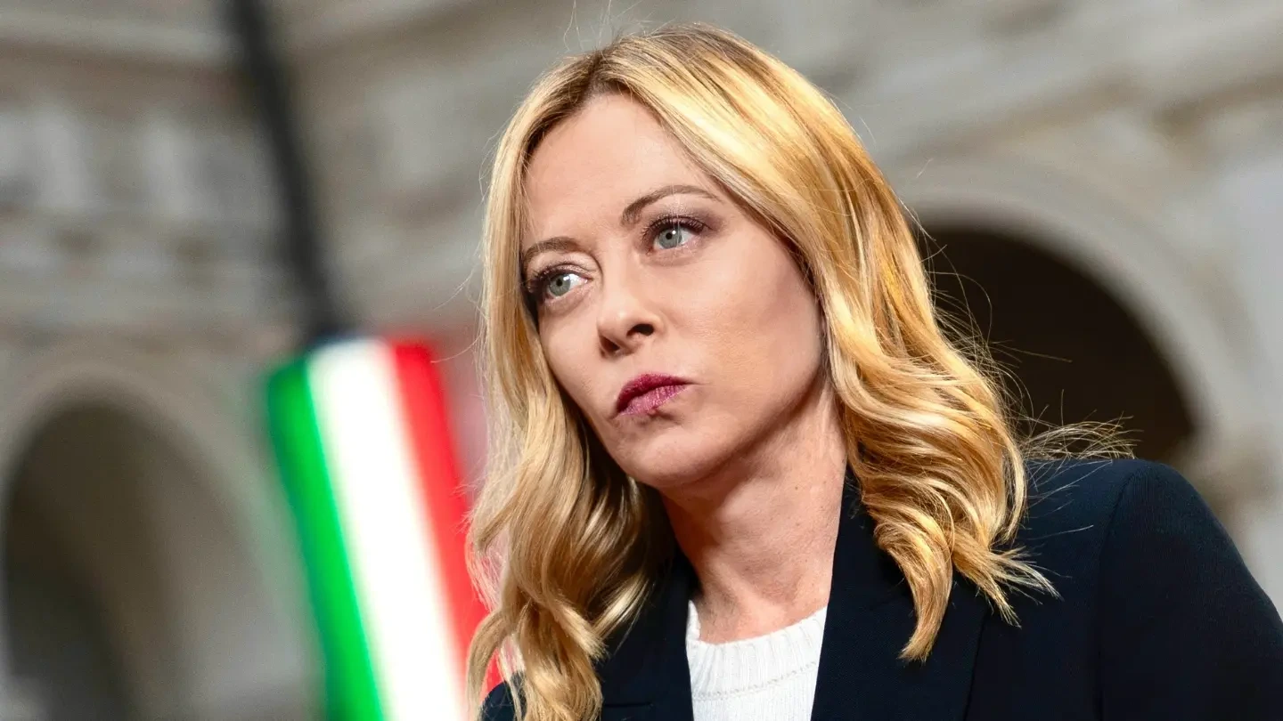 La primer ministra italiana Giorgia Meloni
