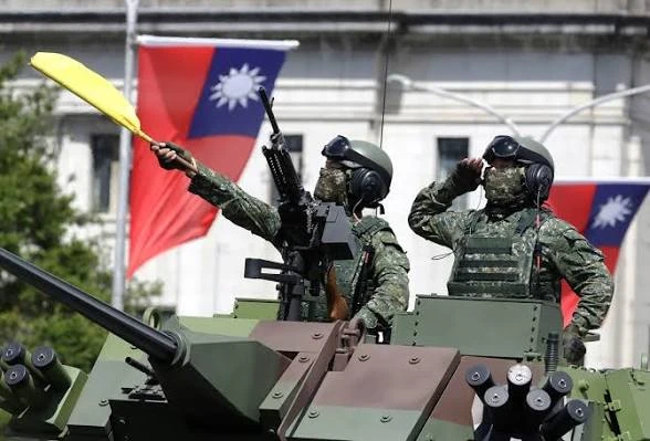 Soldados del ejercito taiwanes