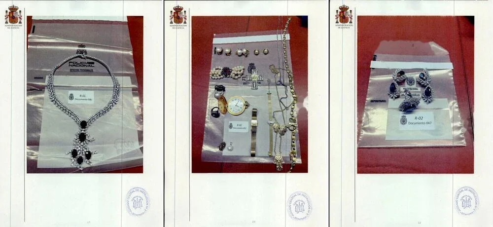Jewels found in Zapatero's office
