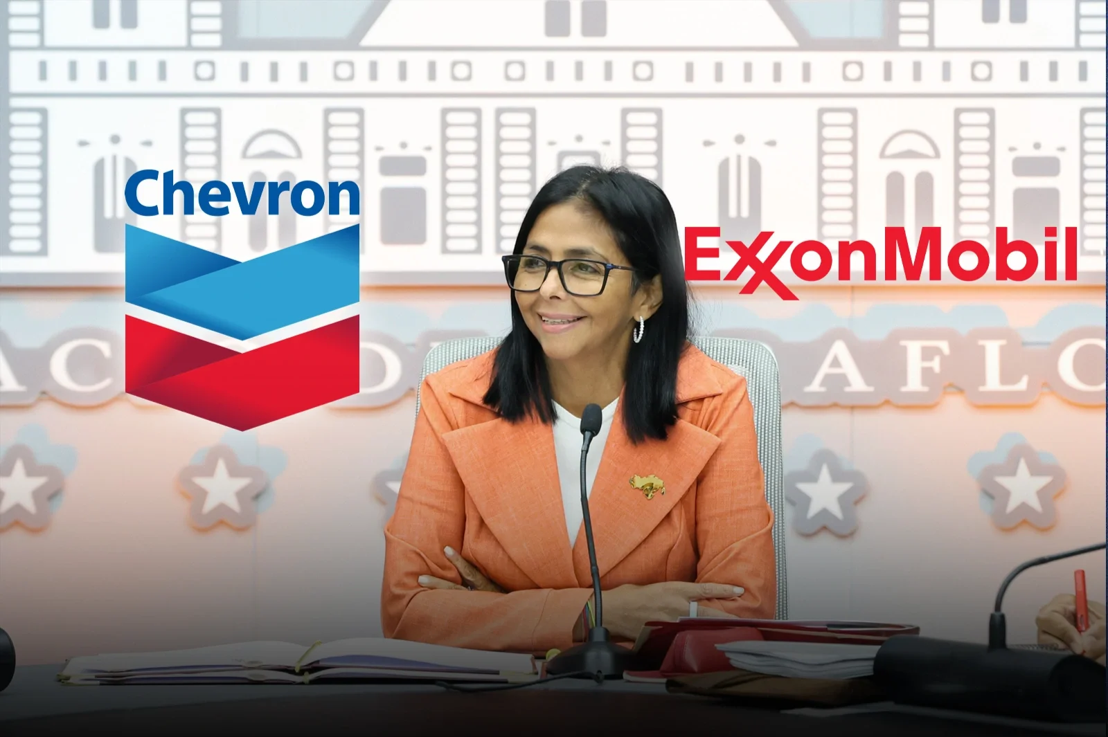 Delcy Rodríguez announced the arrival of new oil companies in Venezuela following the easing of sanctions.