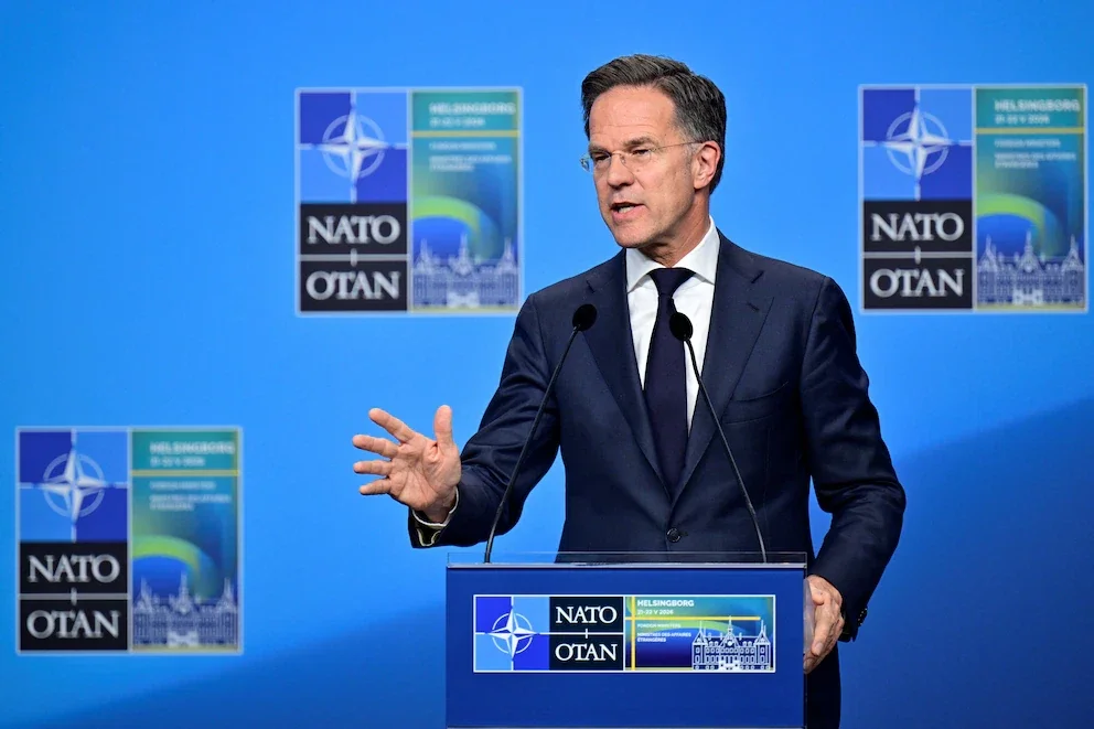 El secretario general de la OTAN Mark Rutte