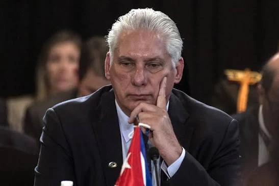 El dictador cubano Miguel Díaz-Canel