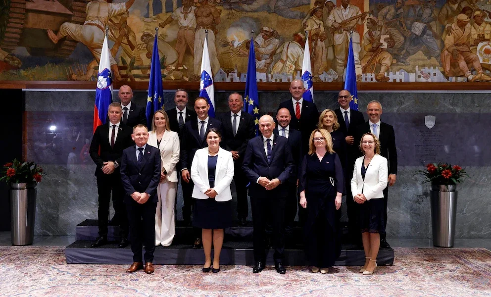 El gabinete de Janez Janša