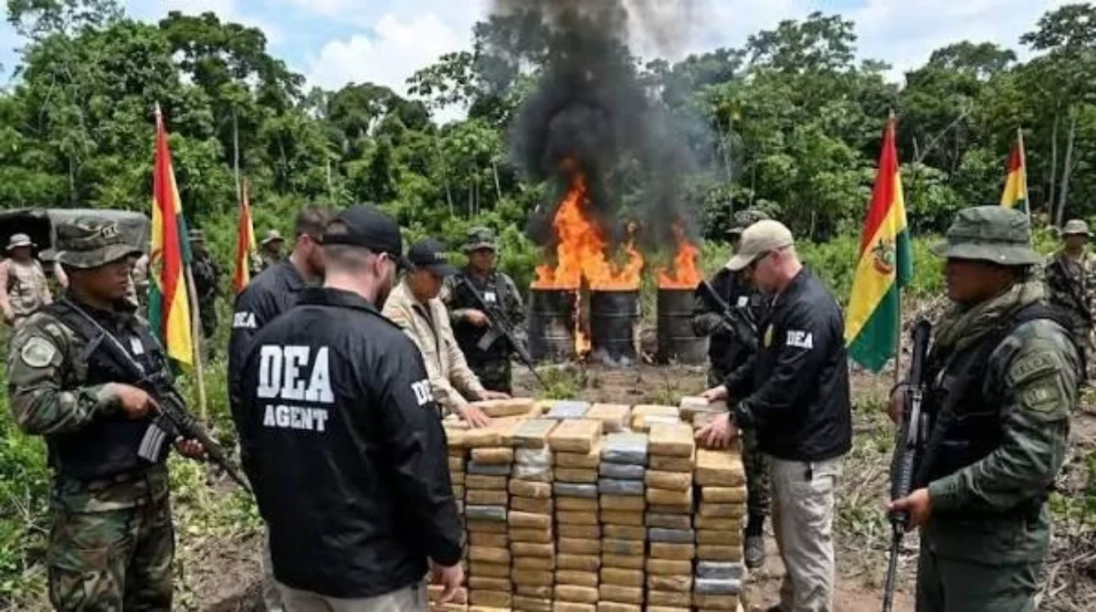 Agentes de la DEA en territorio boliviano