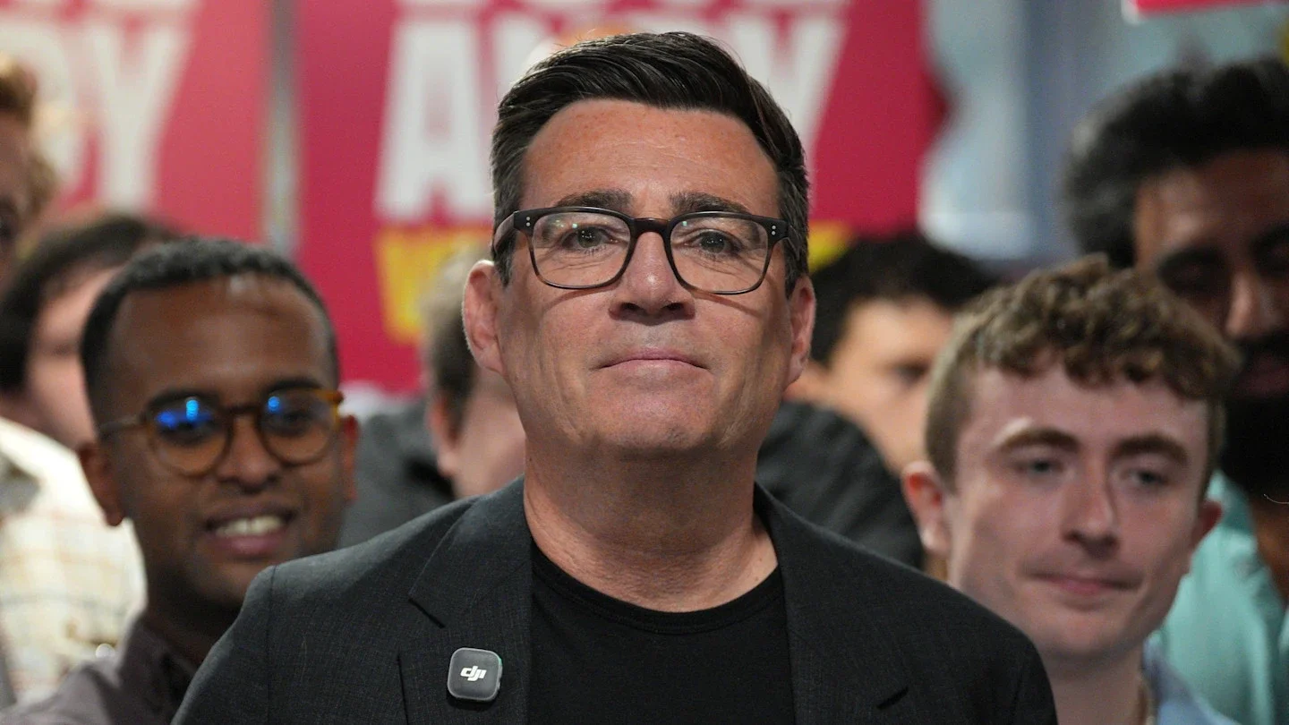 El alcalde del Gran Mánchester Andy Burnham.