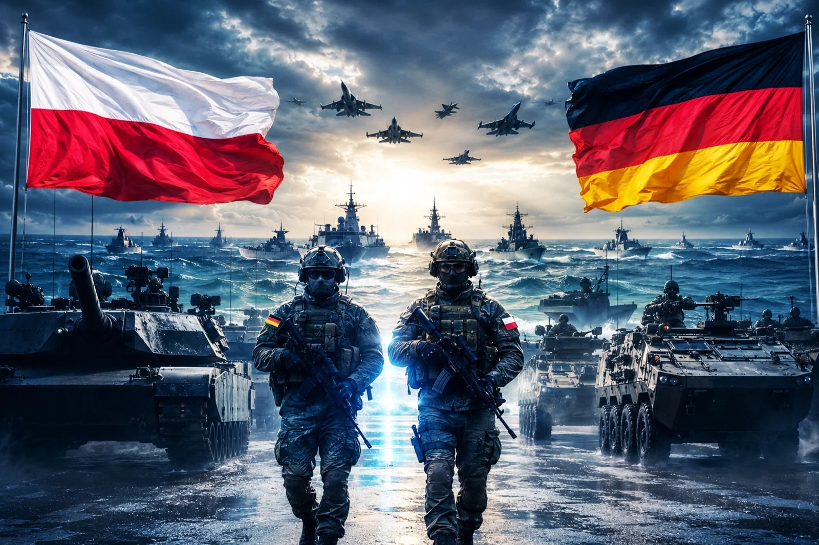 Polonia y Alemania anunciaron una alianza militar para reforzar la defensa del mar Báltico frente a Rusia