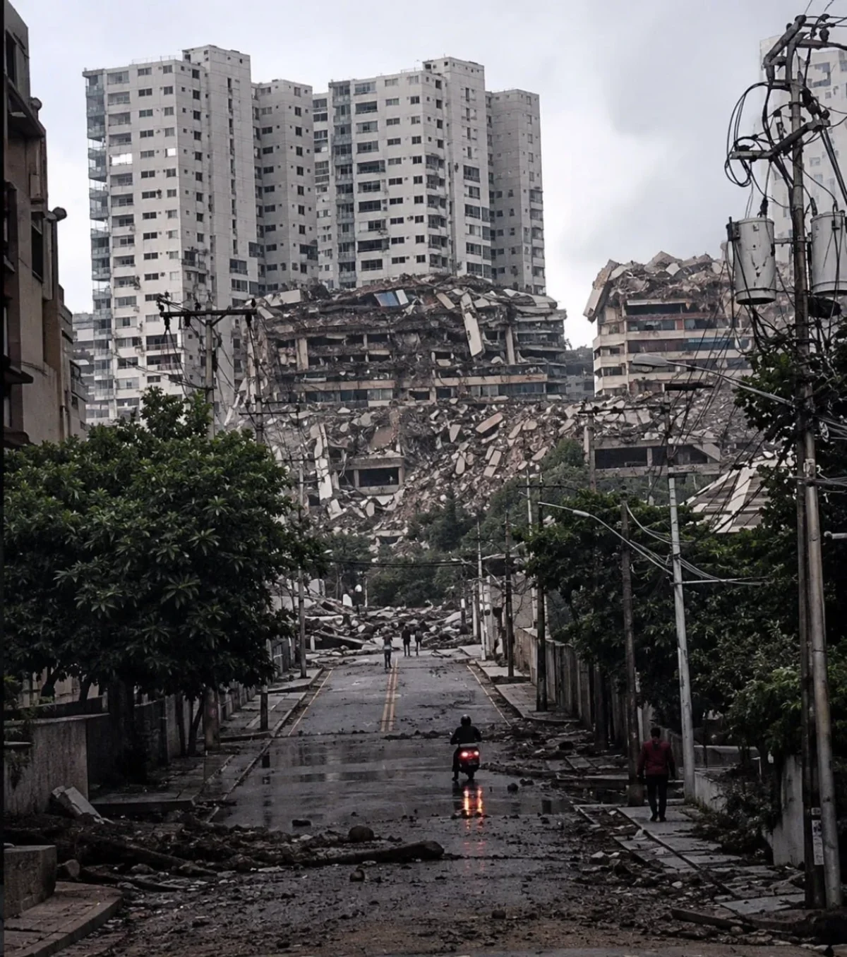 Edificios en Venezuela después del terremoto