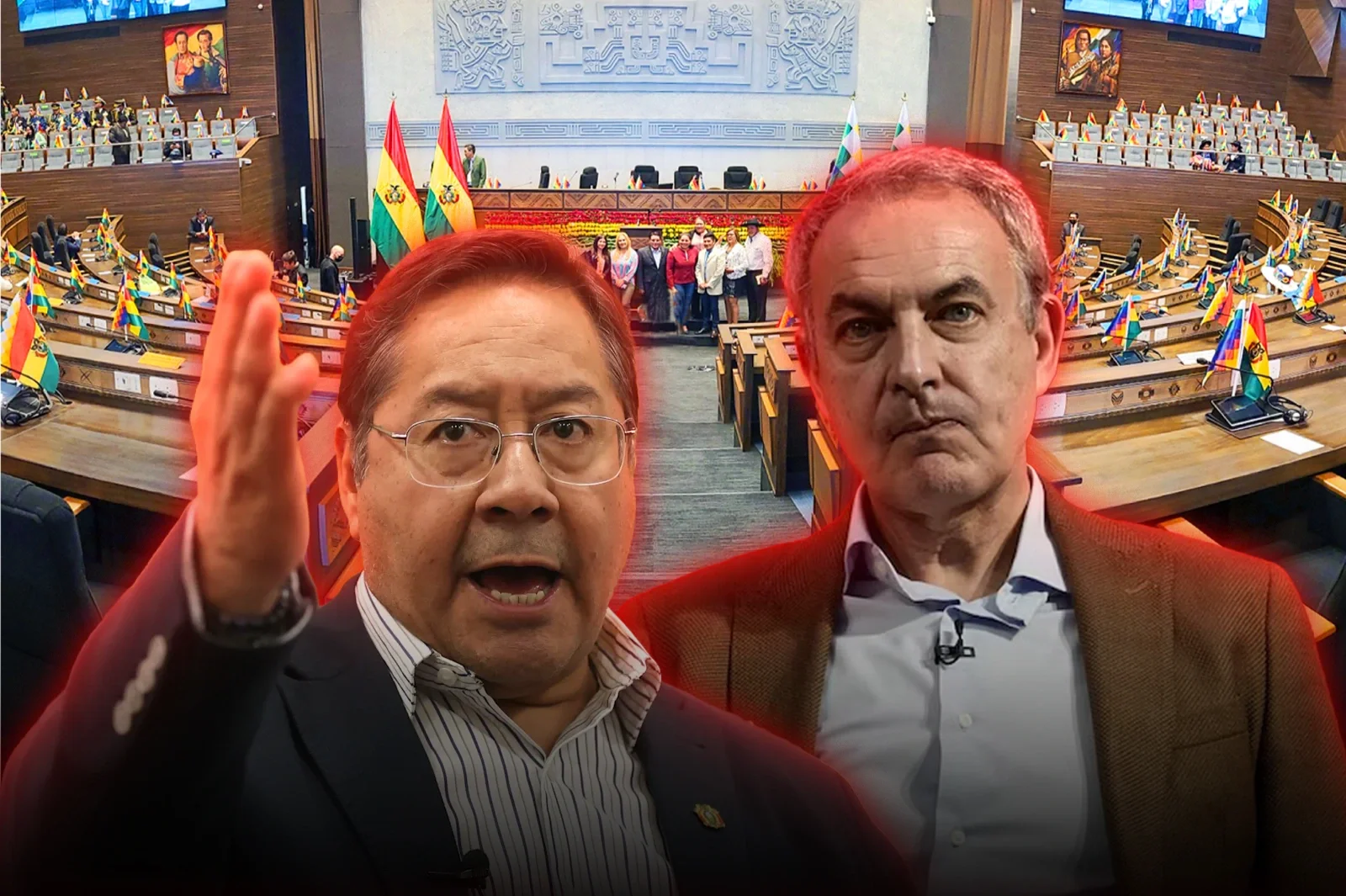 Senadores bolivianos impulsan una investigación sobre Zapatero por presunta injerencia Durantre el régimen de Luis Arce