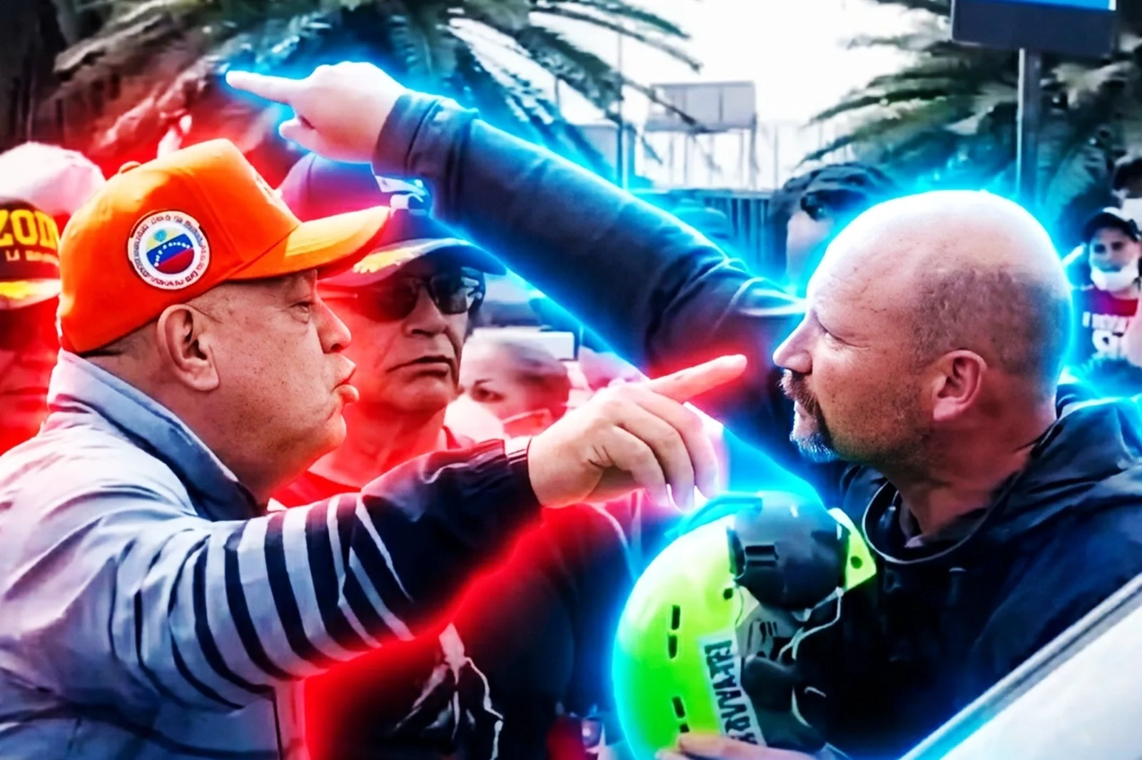 The communist Diosdado Cabello tried to stop an American rescuer who was trying to help the Venezuelan people