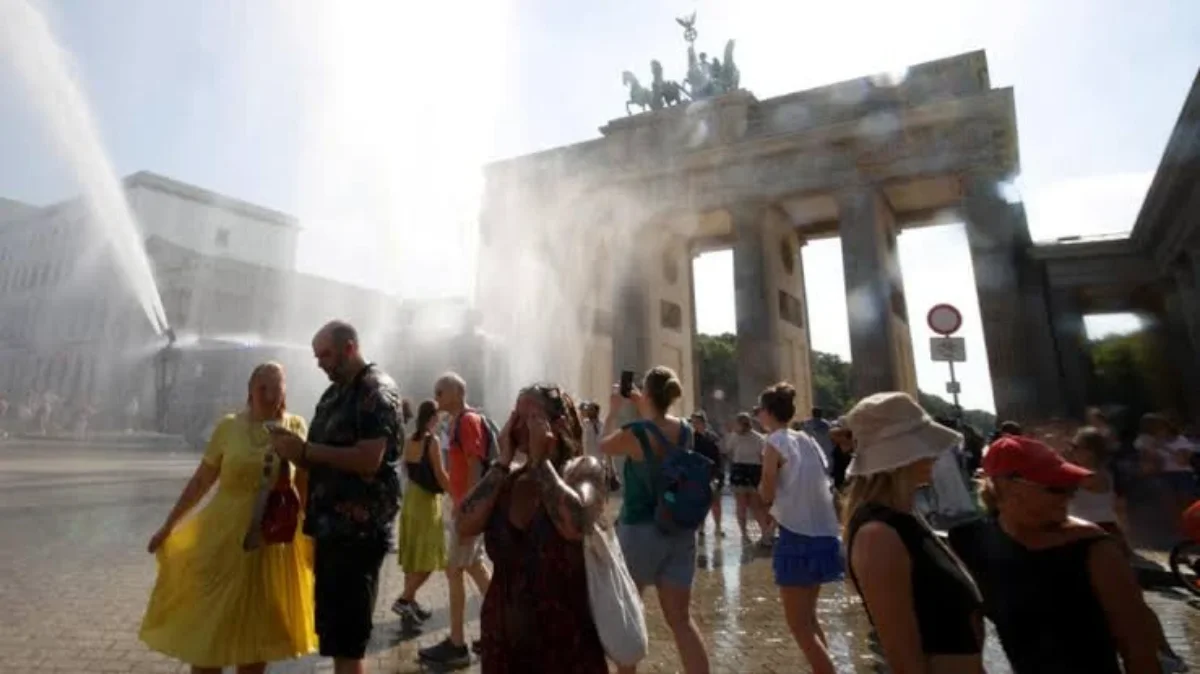 La ola de calor en Berlin