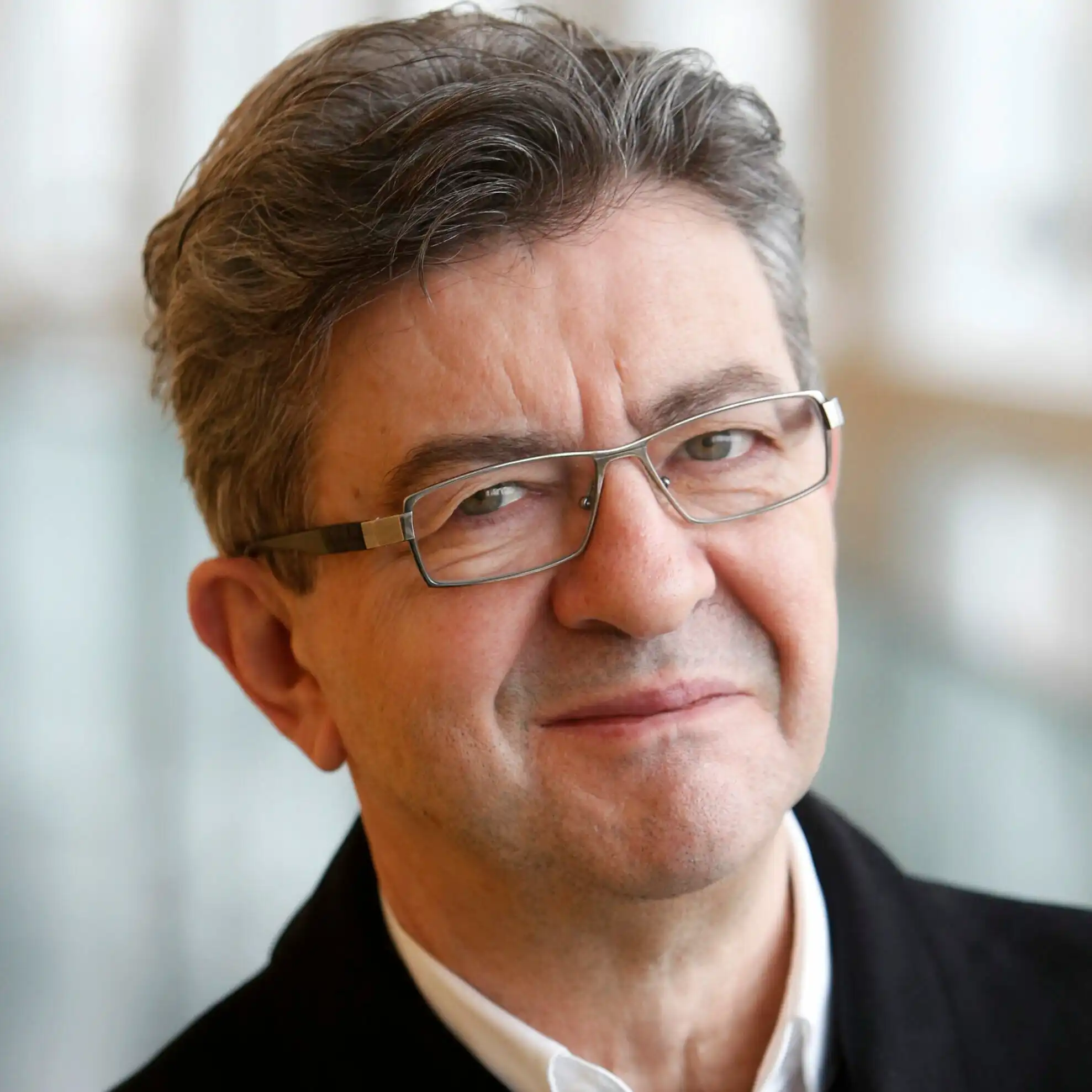 El candidato comunista francés Jean-Luc Mélenchon