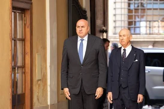El ministro de defensa italiano Guido Crosetto