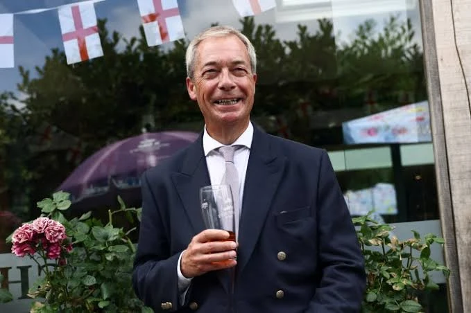 El lider del partido Reform UK Nigel Farage