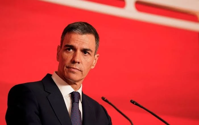 El presidente comunista de España Pedro Sánchez