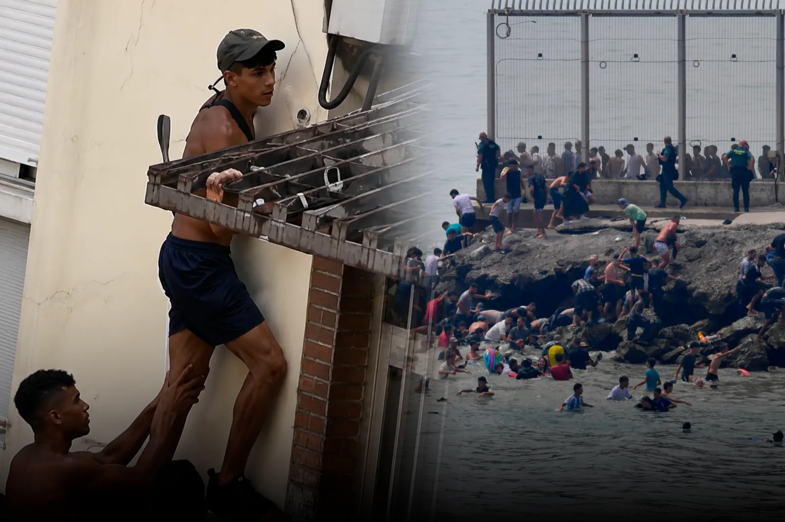 Las entradas ilegales por tierra se disparan un 191% en Ceuta durante 2026