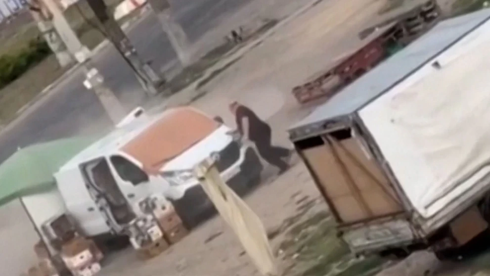 El civil atacado por un dron militar ruso