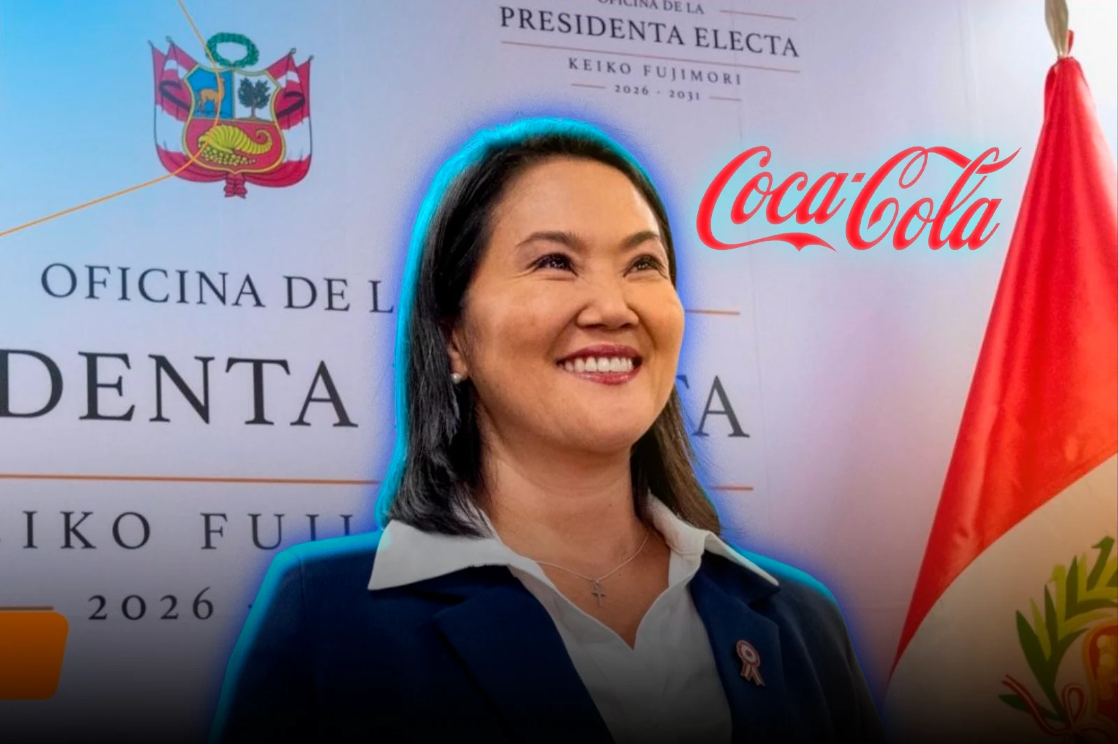 Keiko Fujimori anunció una inversión de Coca-Cola de USD 1.000 millones que impulsará el empleo en Perú