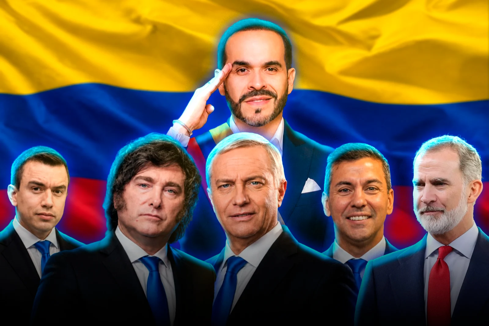 Líderes de América y Europa acompañaron la asunción presidencial de Abelardo de la Espriella
