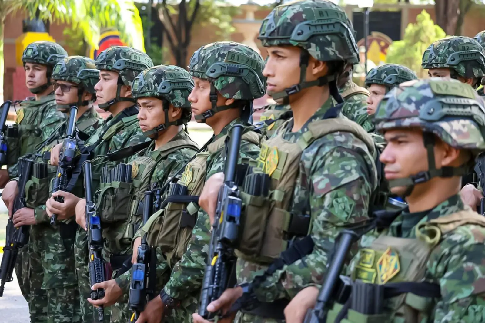 Soldados del ejercito de Colombia