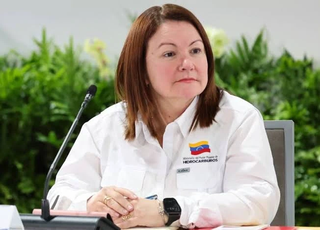 La ministra de Hidrocarburos de Venezuela Paula Henao