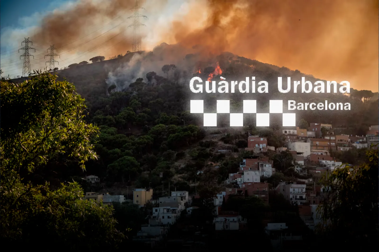 Un inmigrante ilegal marroquí prendió fuego contenedores en Barcelona y generó un incendio que arrasó 54 hectáreas