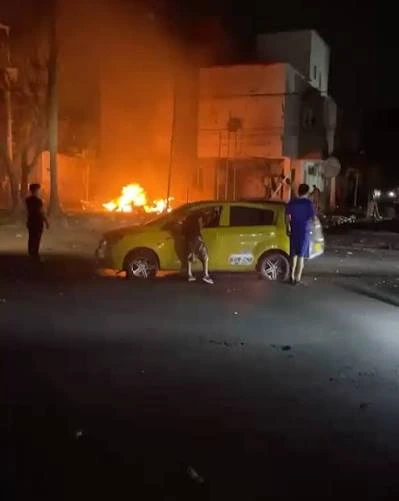 Uno de los carros usado por los terroristas