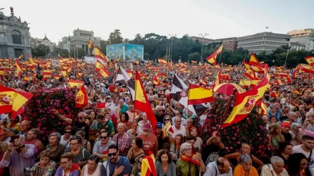 Manifestaciones en España en contra del gobierno de Pedro Sánchez