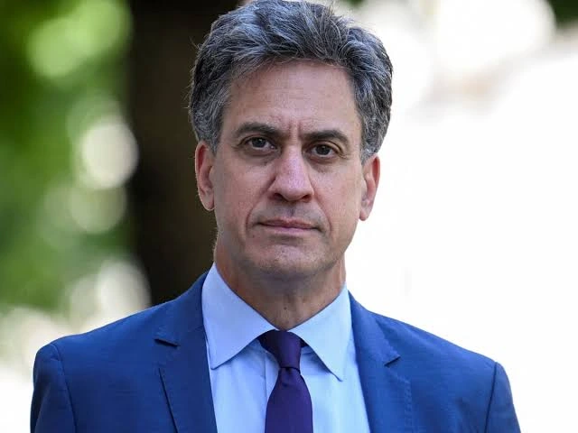 The UK Foreign Secretary Ed Miliband