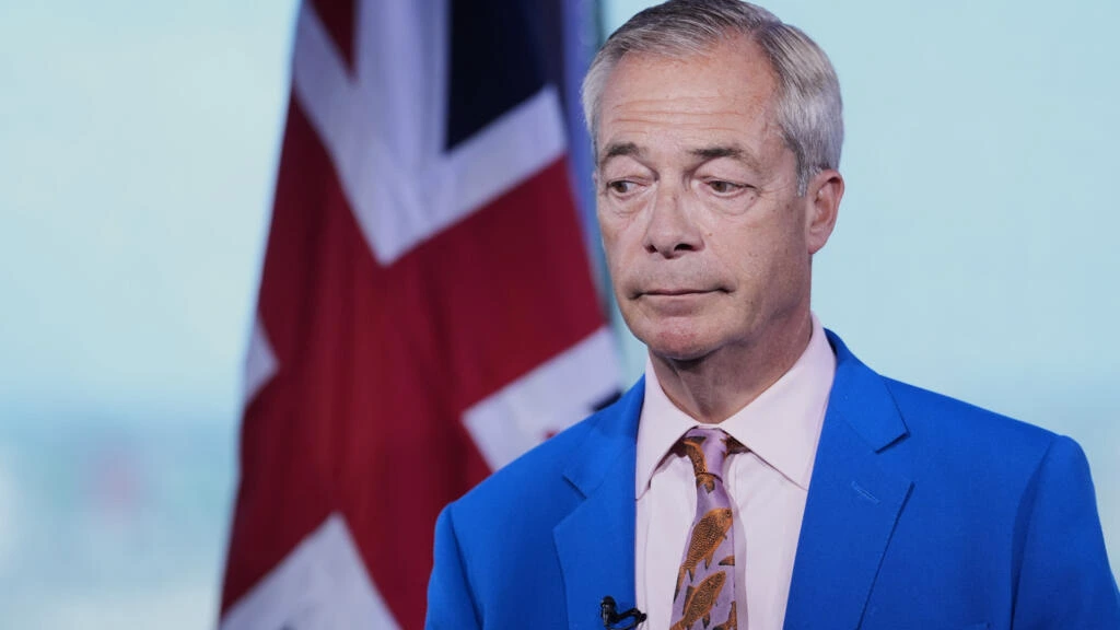 The leader of Reform UK Nigel Farage