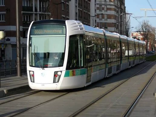 Un tranvia de Paris, Francia