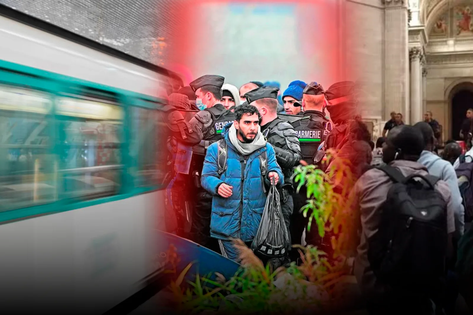 Los inmigrantes ilegales representaron el 61% de los detenidos de agresión sexual en el transporte de París