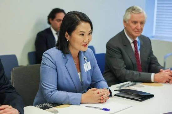 Keiko Fujimori en la reunión de la ONU