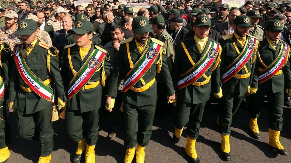 Terroristas de la Guardia Revolucionaria de Irán
