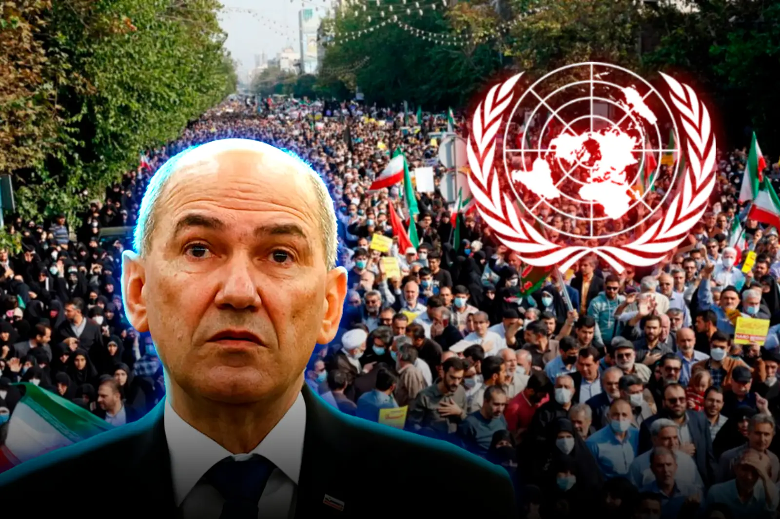 El primer ministro trumpista de Eslovenia cuestionó a la ONU por su respuesta a la represión de las protestas en Irán