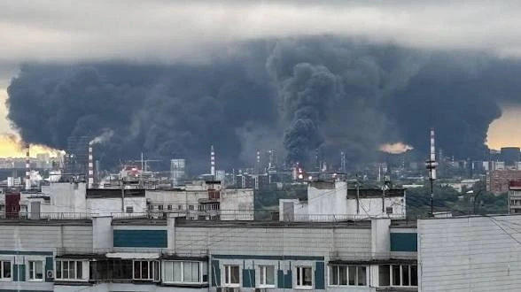 Moscú después de los bombardeos ucranianos