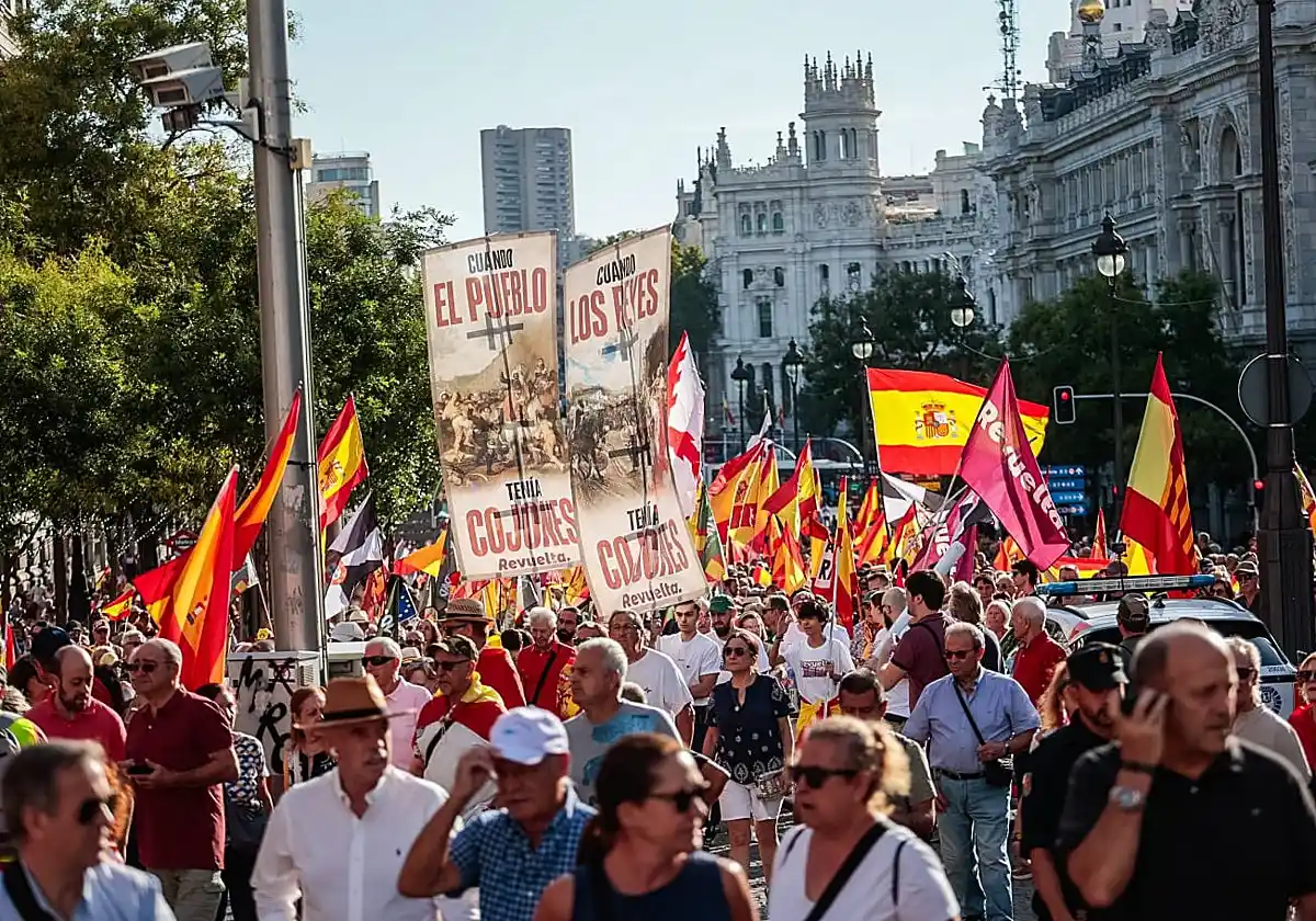 Manifestaciones en Madrid en apoyo a Ceuta