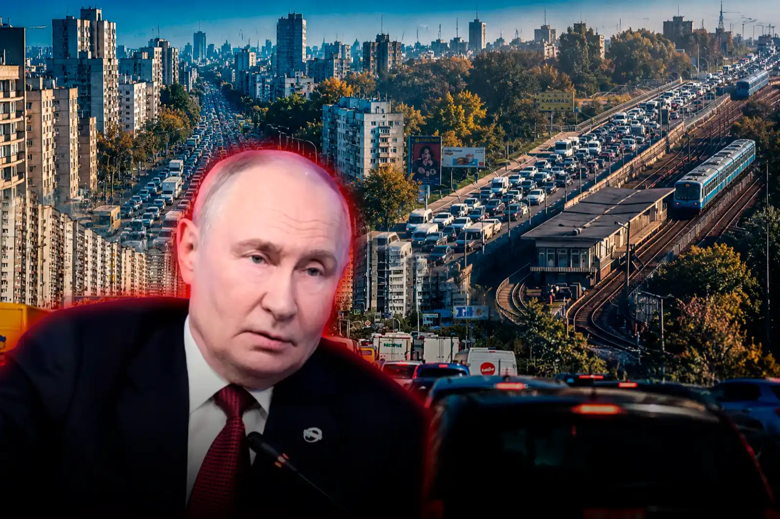 Rusia golpea los puentes de Kiev y paraliza parte del tránsito de la capital ucraniana