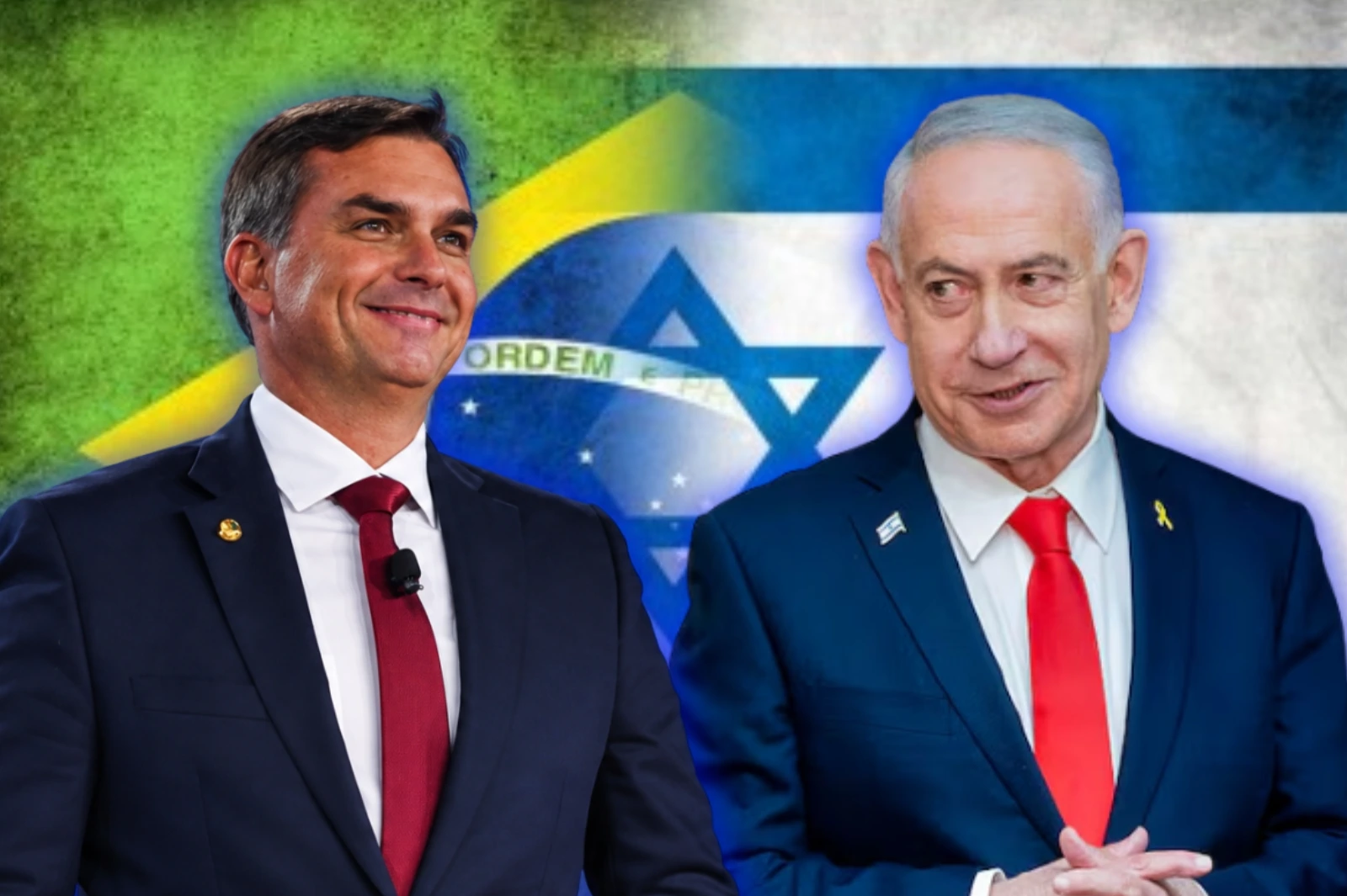 Netanyahu felicitó a Flávio Bolsonaro por su elección y pidió recuperar la relación entre Israel y Brasil