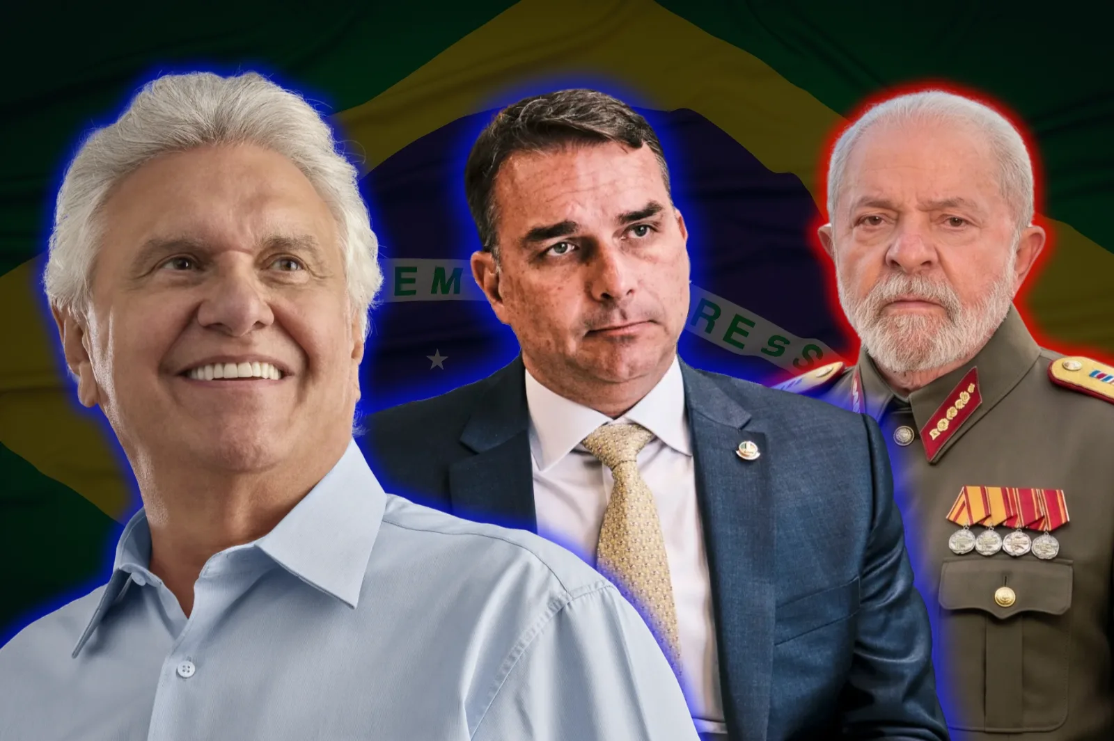 Ronaldo Caiado declaró su apoyo a Flávio Bolsonaro y llama a derrotar al PT en el balotaje