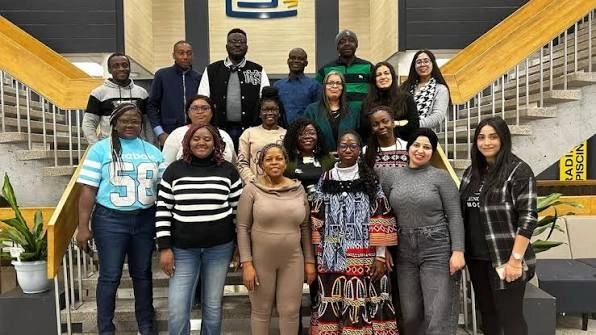 Estudiantes de una universidad en Quebec