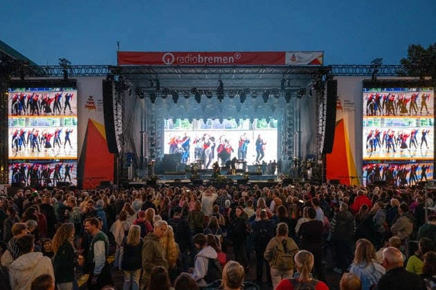 Celebraciones en Bremen por el día de la unificación alemana