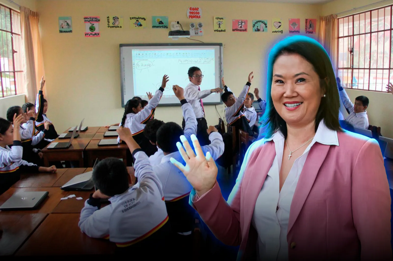 Keiko Fujimori restablecerá las expulsiones escolares en Perú para frenar la violencia en las aulas