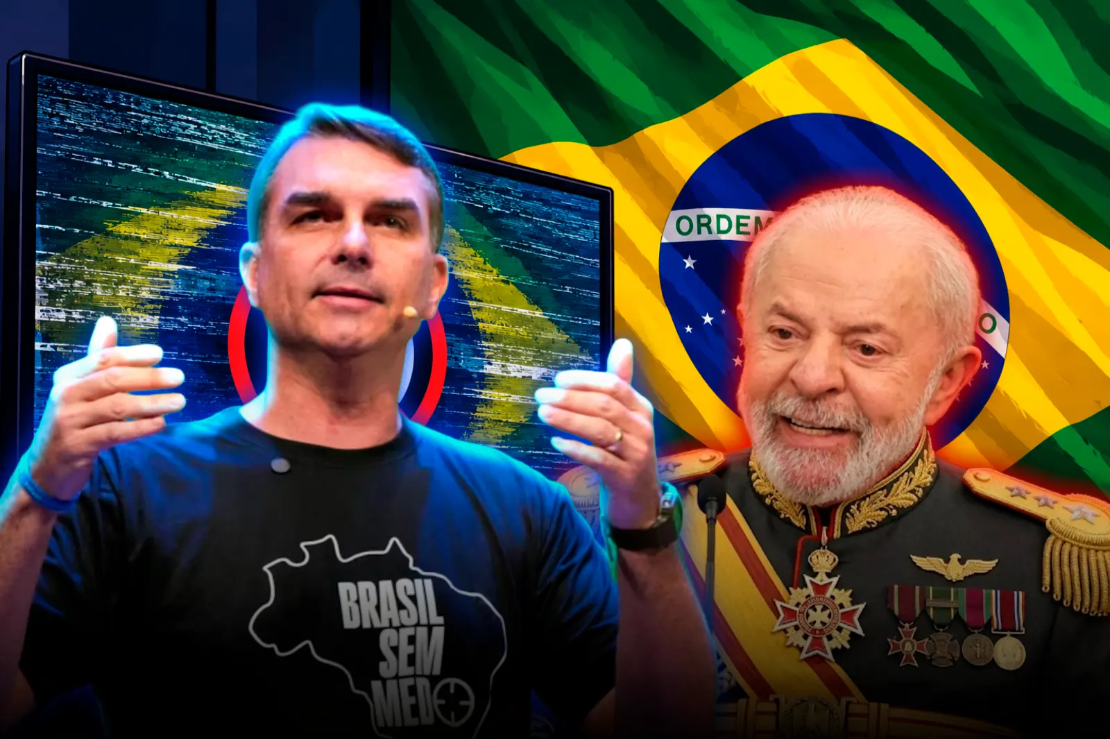 Maniobra fraudulenta de Lula: La televisión brasileña pasa los spots de Flávio Bolsonaro sin sonido