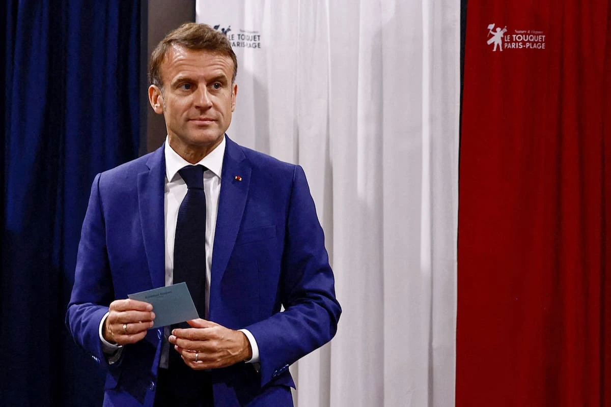 El actual presidente de Francia Emmanuel Macron