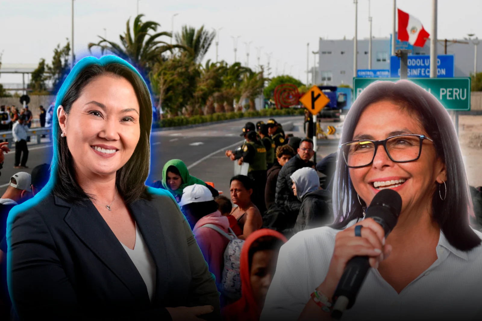 Keiko Fujimori coordinó con Delcy Rodríguez la expulsión de venezolanos indocumentados de Perú