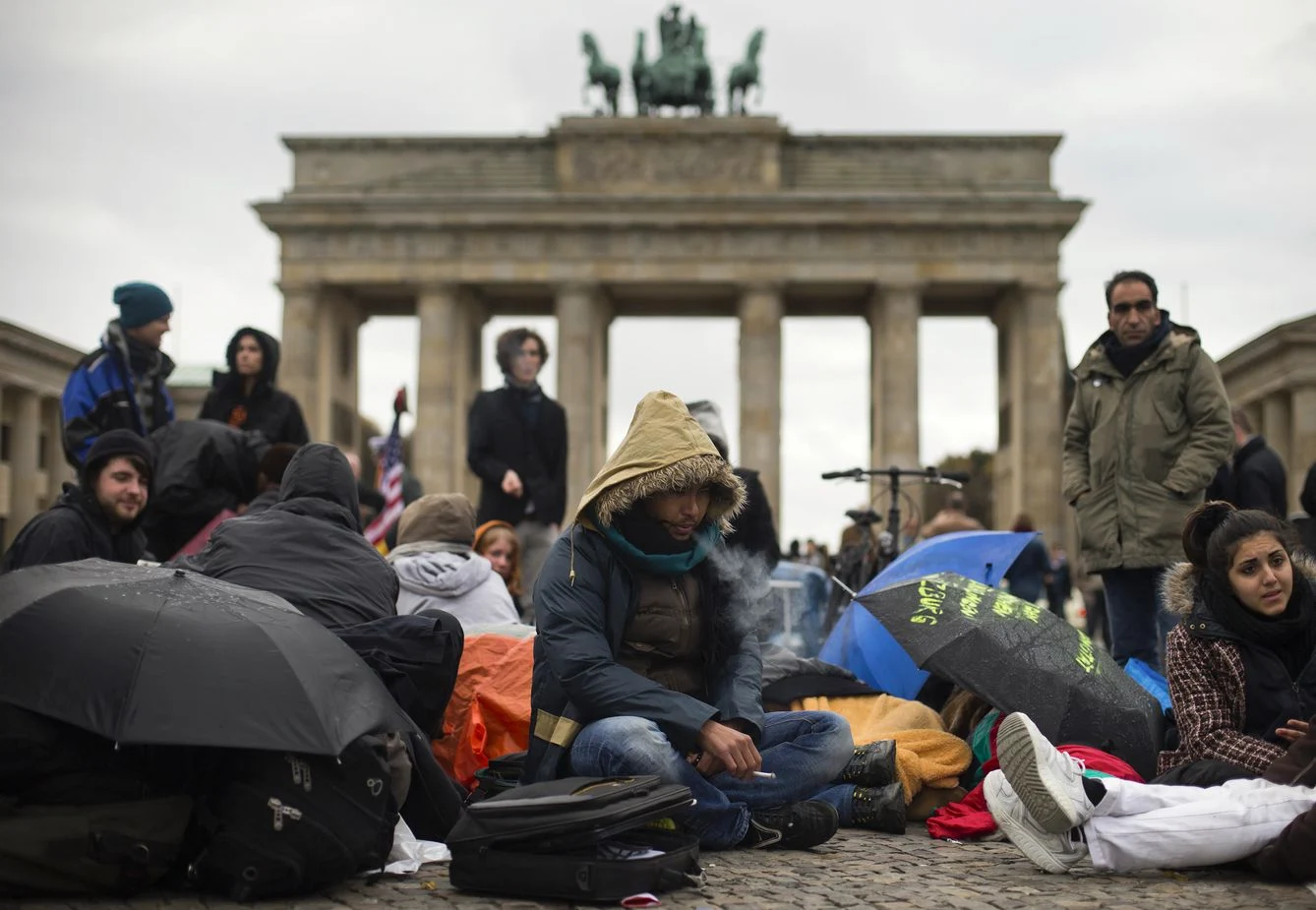 Inmigrantes ilegales en Berlin, Alemania