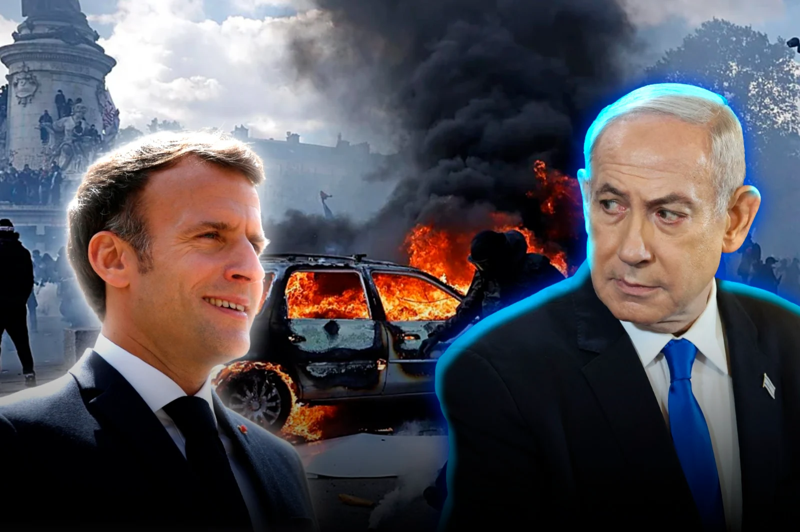 Netanyahu ya le habia advertido a Macron sobre la amenaza del islamismo en Europa: "Los verán en las calles de París"